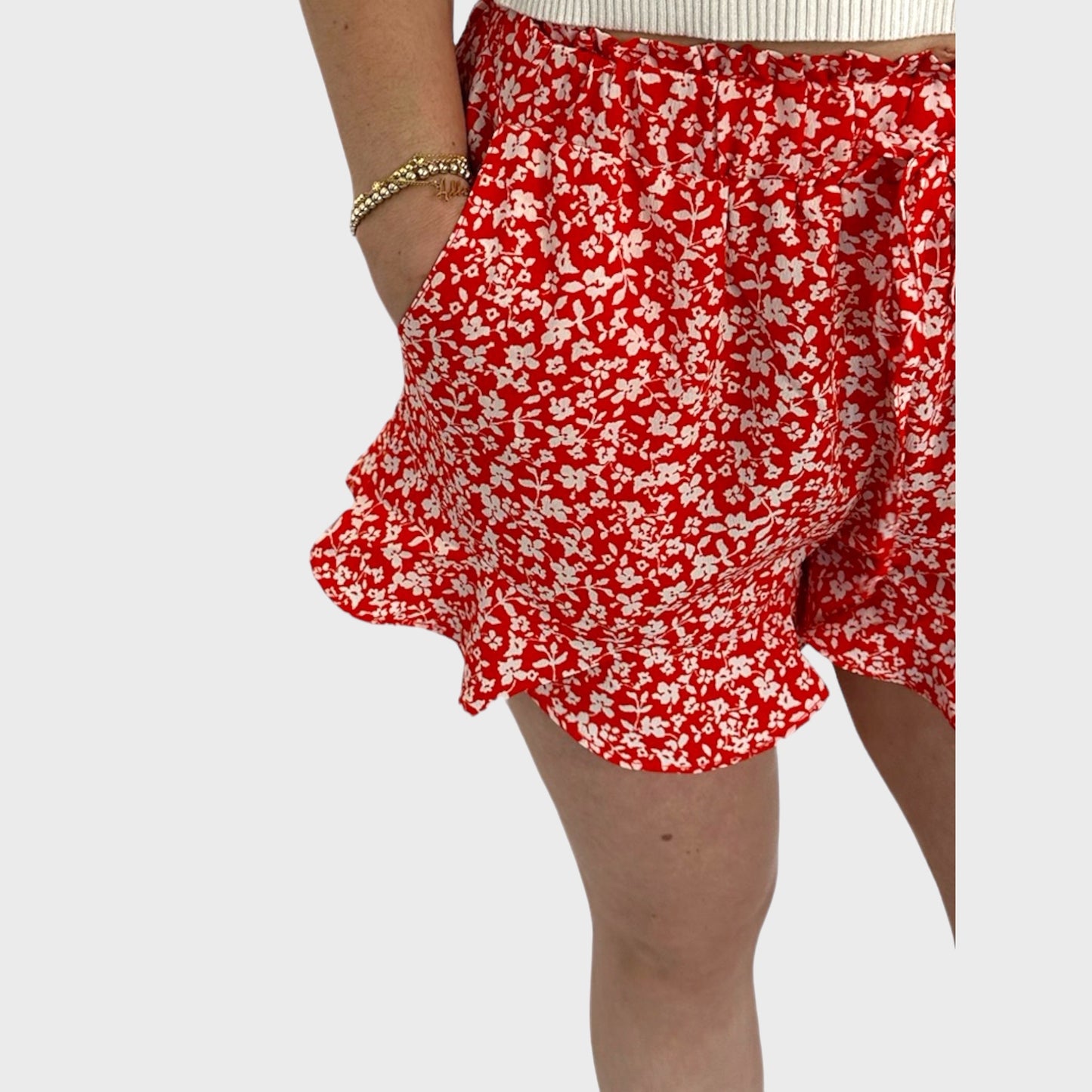 Maisey Floral Ruffle Shorts