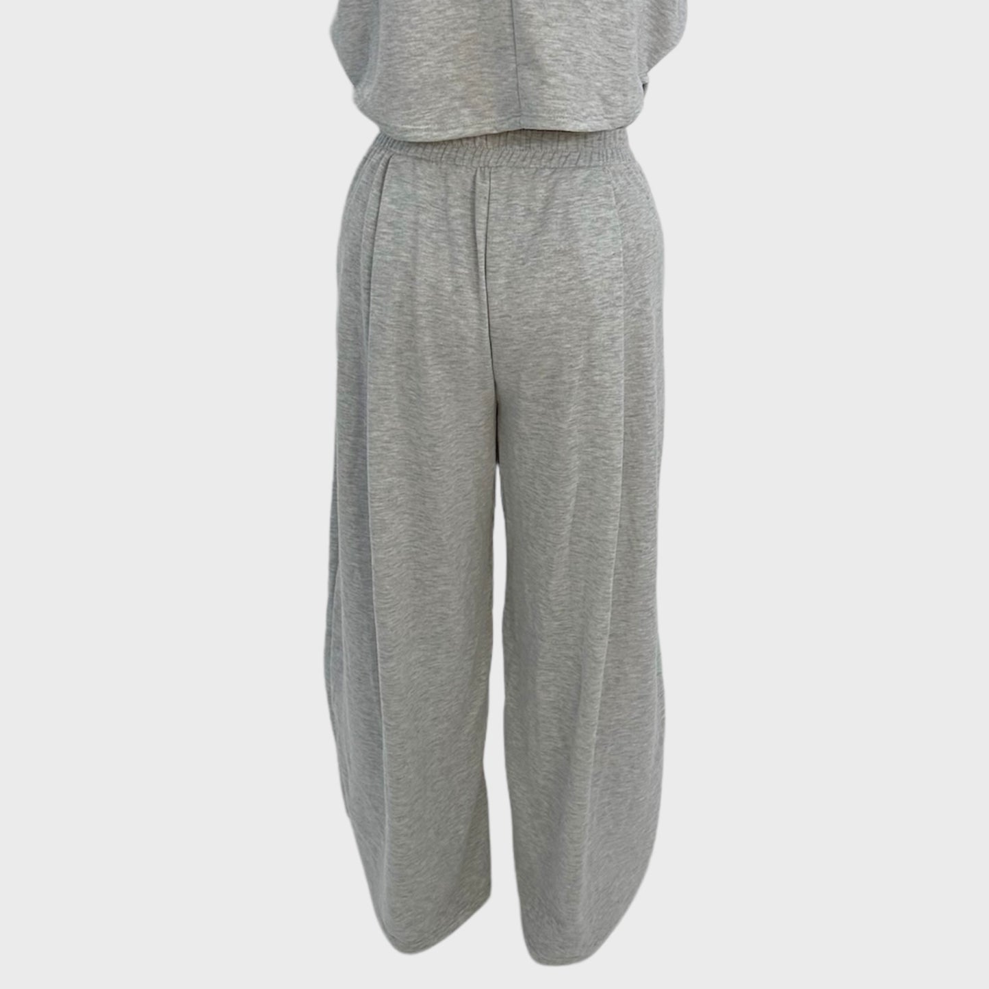 French Terry Wide Leg Sweatpants