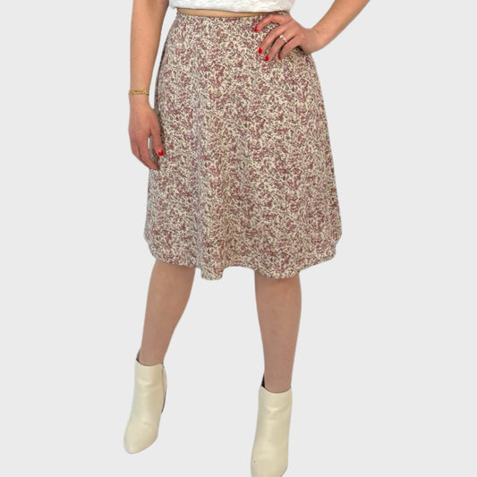 Hayden Floral Midi Slip Skirt